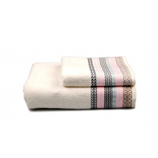 Рушник махровий Home Line "Етно" (кремовий), 70х140см 98417