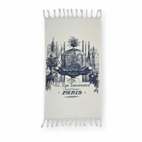Рушник велюровий Home Line "Paris" (білий), 50х85см 126245