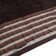 Рушник махровий Home Line "Eirene new" (темно-коричневий), 50х90см 103501