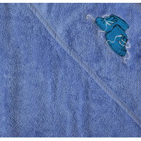 Рушник (куточок) махровий Home Line "Черевички" (блакитний), 75x75см 125406