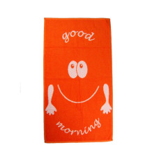 Рушник махровий Home Line "Smile good morning" (помаранчевий), 70х140см 112137