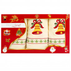 Набір махрових рушникiв Home Line "Крicмас" , 50х75см 53419
