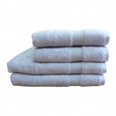 Рушник махровий Home Line "Нью-Йорк" (сірий), 50х90см 97357