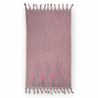 Рушник велюровий Home Line "Spring" (рожевий), 68х127см 126242