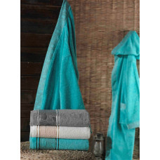 Рушник махровий Home Line "Султан" (сірий), 70х140см 97341