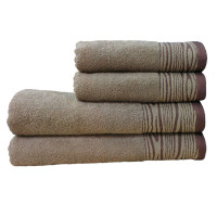 Рушник махровий Home Line "Tree" (мокко), 70х140см 102006
