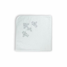 Рушник махровий Home Line "Крижма" (срібний), 90х90см 141994