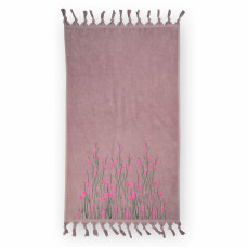 Рушник велюровий Home Line "Spring" (рожевий), 50х85см 126238