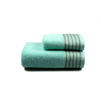 Рушник махровий Home Line "Eirene new" (бірюзовий), 50х90см 103502