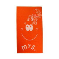 Рушник махровий Home Line "Smile mrs" (помаранчевий), 50х90см 111660