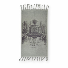 Рушник велюровий Home Line "Paris" (сірий), 50х85см 126248