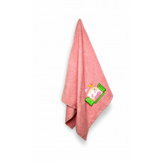 Рушник махровий Home Line "Зайчик" з вишивкою (рожевий), 50х90см 138108