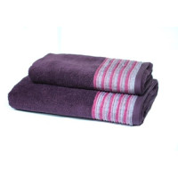 Рушник махровий Home Line "Eirene" (фіолетовий), 50х90см 96662