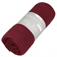 Простирадло трикотажне на резинці Home Line (бордовий) 90х200см 159684