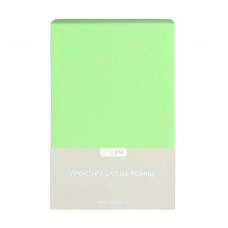 Простирадло трикотажне на резинці Home Line (салатовий) 180х200см 160216