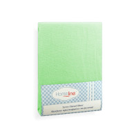 Простирадло махрове на резинці Home Line (салатове) 140х200см 123201
