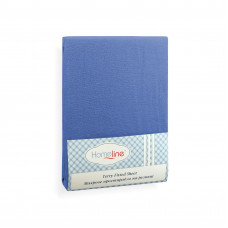 Простирадло махрове на резинці Home Line (синє) 200х200см 123222