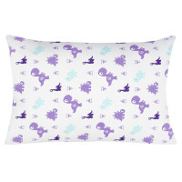 Наволочка бязева Home Line "Динозаврики new" (фіолетовий) 40х60см 163387