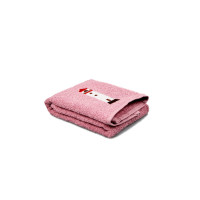 Рушник махровий кухонний Home Line з вишивкою (сіро-рожевий) 30х50см 116945