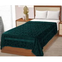 Простирадло махрове Shamrock (темно-зелене) 150х200см 96716