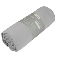 Простирадло трикотажне на резинці Home Line (сірий) 90х200см 155878