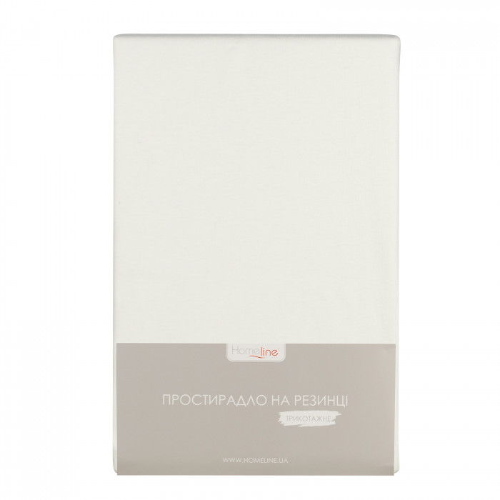 Простирадло трикотажне на резинці Home Line (кремовий) 90х200см 162608