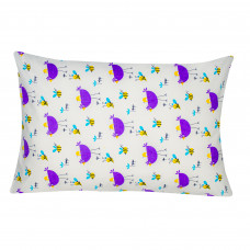 Наволочка бязева дитяча Home Line "Кури" (фіолетовий) 50х70см 163848