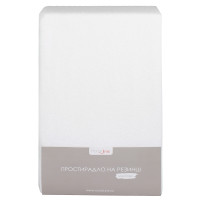 Простирадло махрове на резинці Home Line (біле) 180х200х20см 155183
