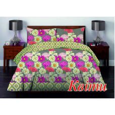 Півтораспальний комплект постільної білизни Home Line "Квіти" 50х70 122836