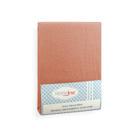 Простирадло махрове на резинці Home Line (коричневе) 160х200см 123211