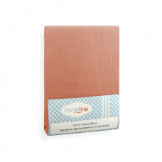 Простирадло махрове на резинці Home Line (коричневе) 160х200см 123211