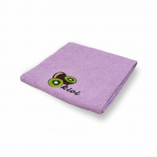 Рушник махровий кухонний Home Line з вишивкою (ліловий) 40х60см 116938