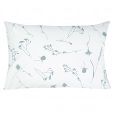 Наволочка бязева Home Line "Волошки сірі на білому" 50х70см 164264