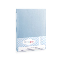 Простирадло трикотажне на резинці Home Line (блакитне) 180х200см 113816