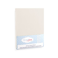 Простирадло трикотажне на резинці Home Line (бежеве) 200х200см 123183