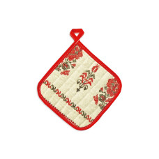 Прихватка кухонна Home Line "Червоний орнамент" 20х20см 136939