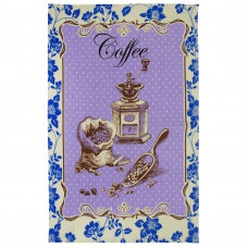 Рушник вафельний кухонний Home Line "Мішечок кавових зерен" (синій) 45х60см 130191