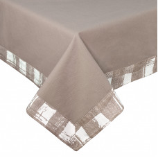 Скатертина з рамкою (капучино) 140х220см 158360