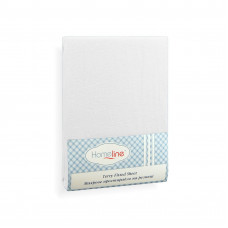 Простирадло махрове на резинці Home Line (кремове) 140х200см 123199