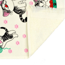 Рушник велюровий кухонний Home Line "Веселий котик" 40х60см 136334