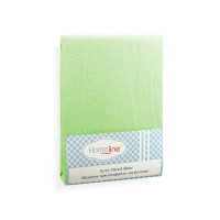 Простирадло махрове на резинці Home Line (салатове) 90х200см 113824