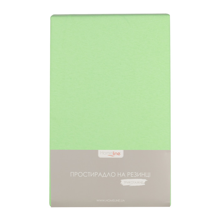 Простирадло трикотажне на резинці Home Line (салатовий) 180х200см 162601