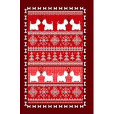 Рушник вафельний кухонний Home Line "Собаки" (червоний) 45х60см 132305