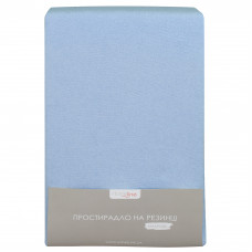 Простирадло махрове на резинці Home Line (блакитне) 180х200х20см 155230