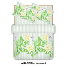 Сімейний комплект постільної білизни Home Line "Анабель" (зелений) 96596