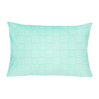 Наволочка бязева Home Line "Клітинка бірюзова" 50х70см 165371