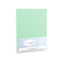 Простирадло трикотажне на резинці Home Line (салатове) 180х200см 123180
