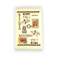 Серветка махрова кухонна Akipek "Кухня" 30х40см 125001