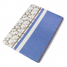 Простирадло бязеве Home Line "Мармур" (синій) 150х215см 156333