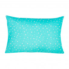 Наволочка бязева Home Line "Зорі різні" (бірюзовий) 40х60см 163840
